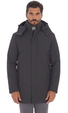 PIUMINO LUNGO SAVE THE DUCK CON CAPPUCCIO STACCABILE - SID DA UOMO D41584M