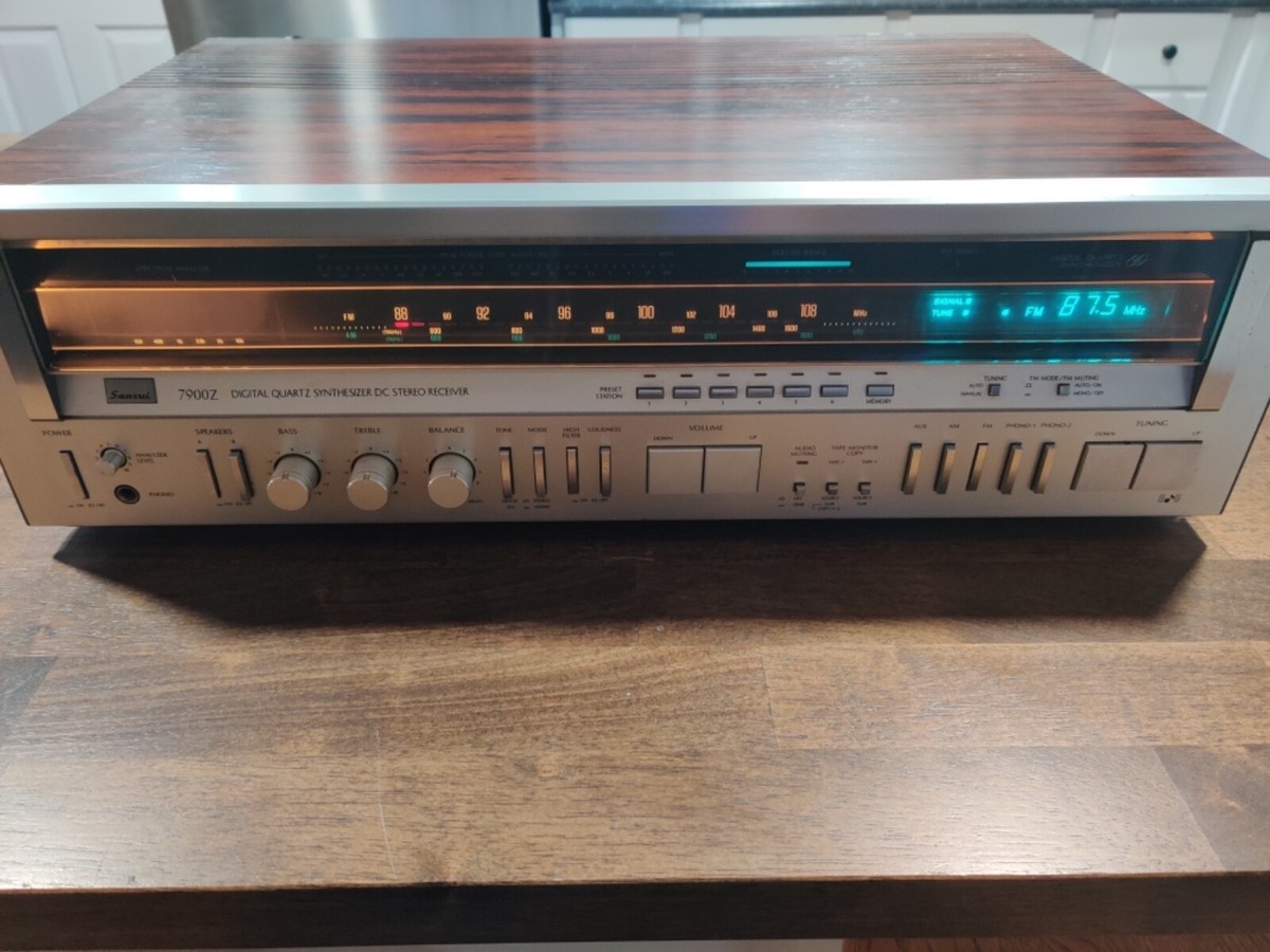 Vintage Sansui 7900z AM/FM Digital Quartz Synthesizer DC Stereo