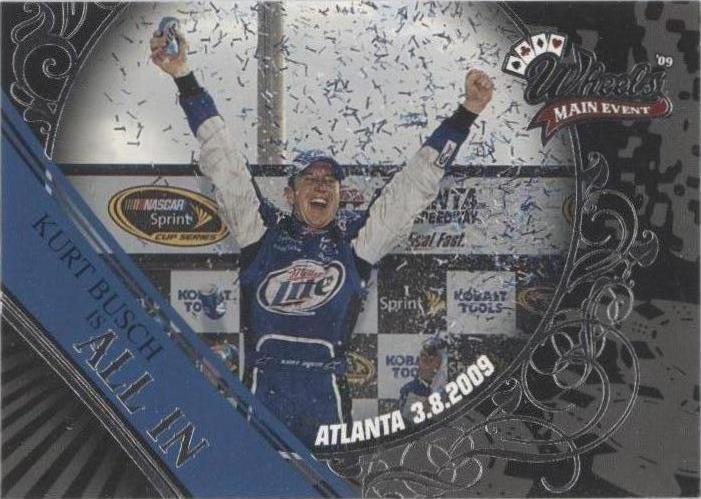 2009 Wheels Main Event - Kurt Busch #60 - 1 of 1