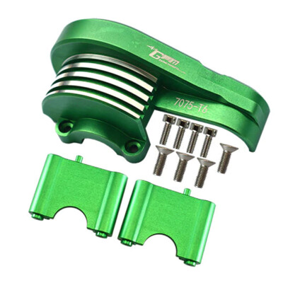 NEW GPM Racing Aluminum 7075-T6 Main Gear Cover Green : 1/8 4WD Sledge