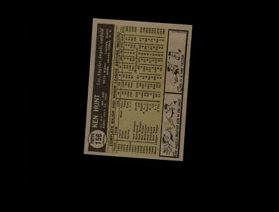 ケンロウ1961 1961 Topps 156 Ken Hunt VG-EX #D1,321389 | eBay