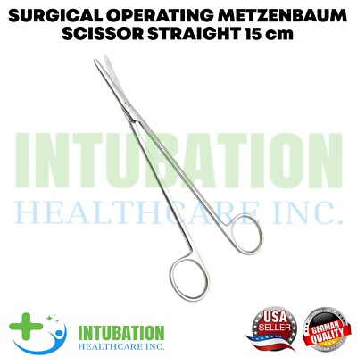 Surgical Metzenbaum Scissors Straight 15cm Precision Cutting Operation Tool