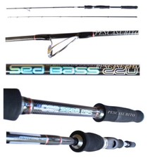 Canna Pesca Spinning Spigola Mare Riva Barca Carbonio - Sea Bass 2.60Mt TPS