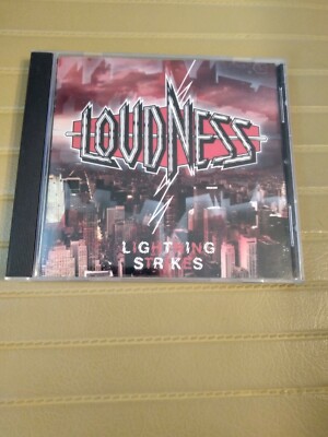 Lightning Strikes by Loudness CD ATCO Heavy Metal 1986 Ships Free - US Seller