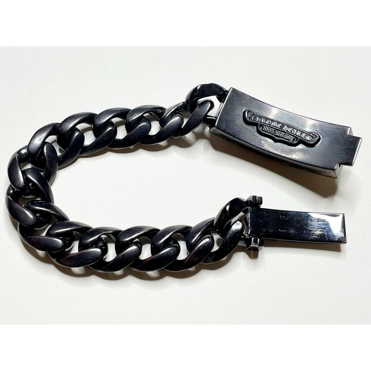 Chrome Hearts ID Dagger Bracelet Rhodium Sterling White Chrome Hearts ID Dagger Bracelet Rhodium Sterling White