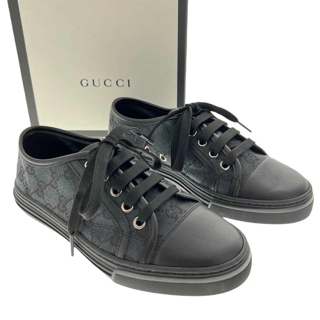 Gucci Piombo Nero black low top size 35 | eBay