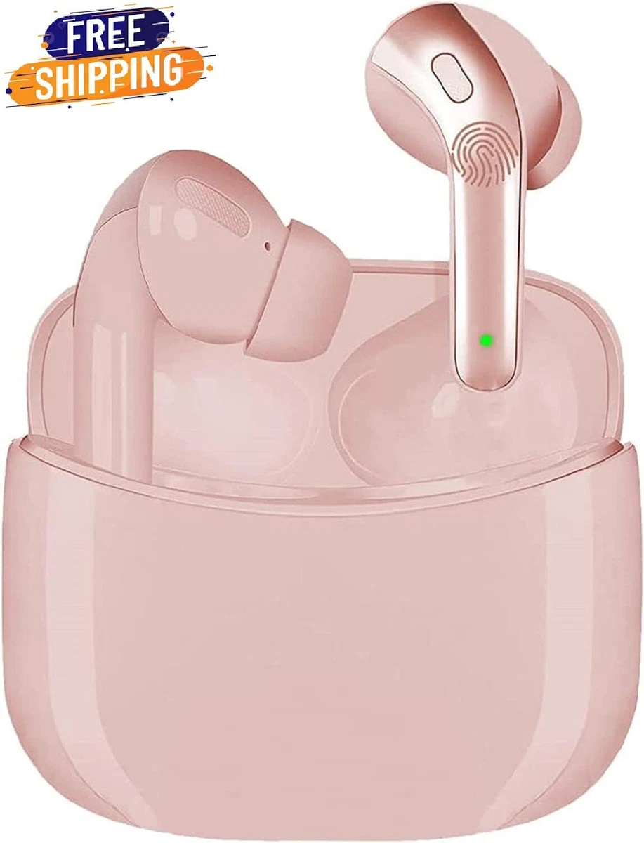 Pink wireless earbuds for iphone sales