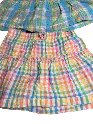 Girls Skorts Okie Dokie 2 Pc 4T Summer 100% Cotton EUC - Picture 4 of 8