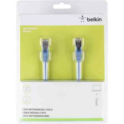 Belkin Netzwerkkabel, Patchkabel, CAT 6 S/FTP, 15m, Blau, mit Rastnasenschutz