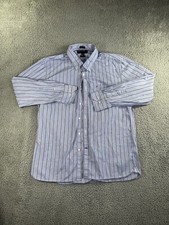 Tommy Hilfiger Shirt Men XL Striped Button Down Long Sleeve