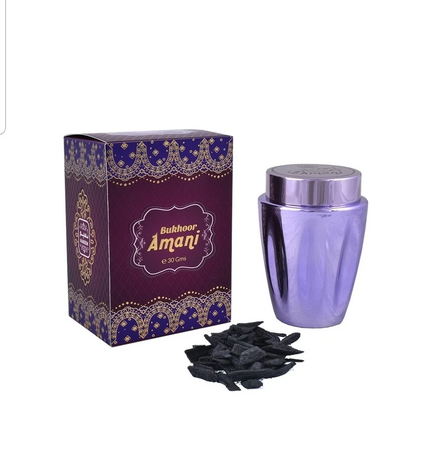 AMANI Bakhoor Incense Chips 30g by Naseem | Saffron, Rose, Vanilla - Image 3 of 4