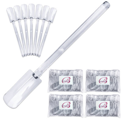 200pcs Beauticom Nachfüllung Kunststoff Extra Nail Art Farbe Anzeige Tip Stäbe