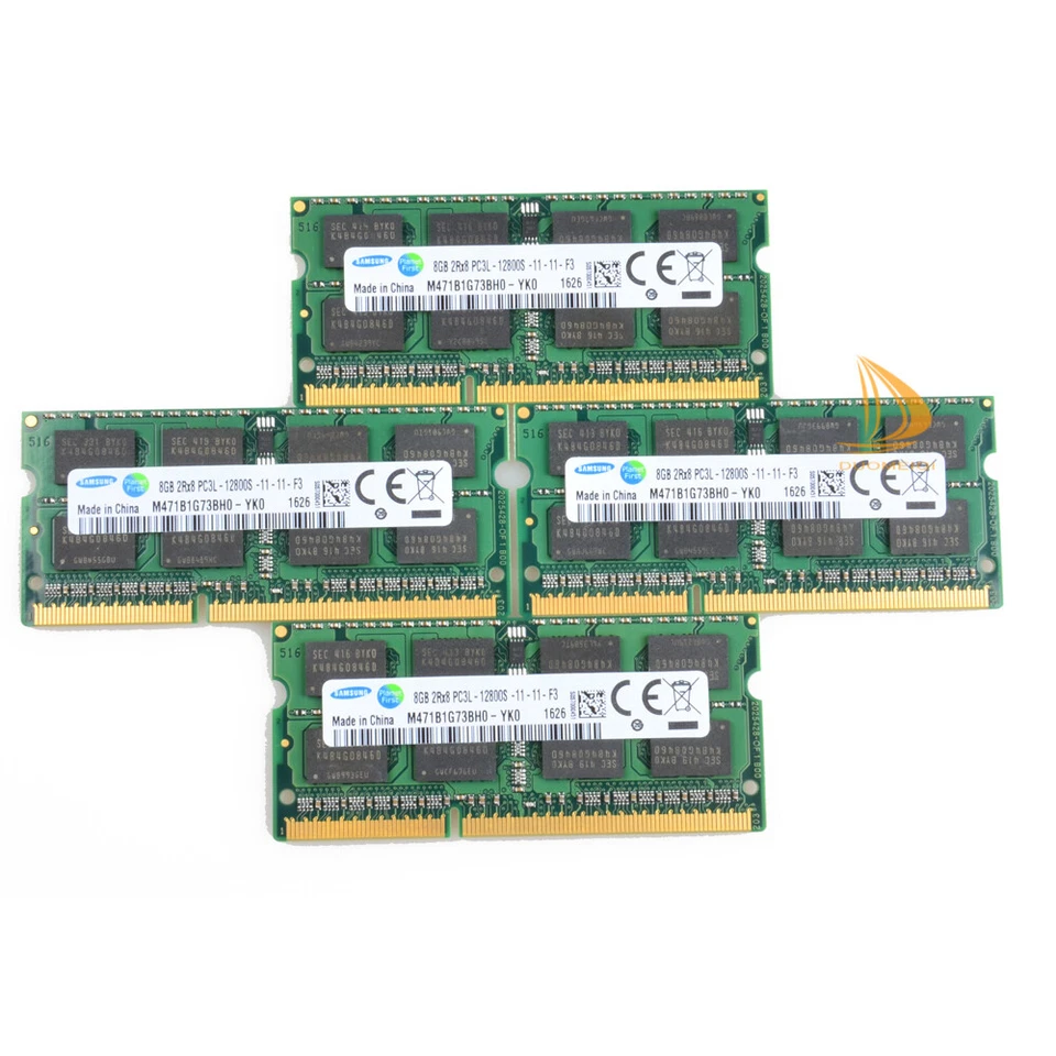 LOT Samsung 8GB 2RX8 PC3L-12800 DDR3-1600Mhz 1.35V Laptop Memeory RAM SODIMM &LL - Image 4 of 4