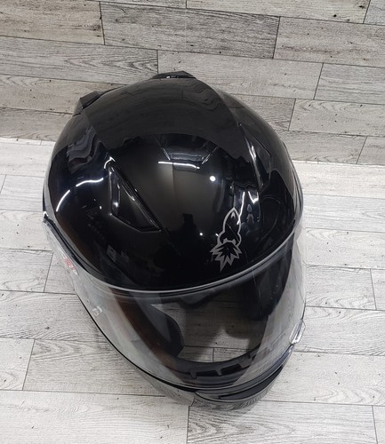 Joe Rocket RKT PRIME Full Face Helmet Sz M Medium Gloss Black Clear Shield - Foto 15 di 20