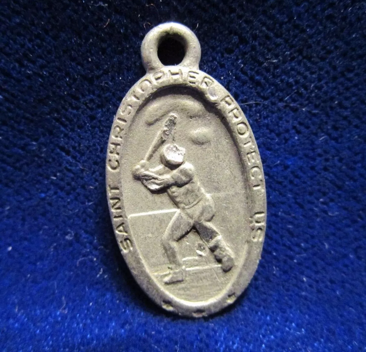 St christopher baseball best sale medal