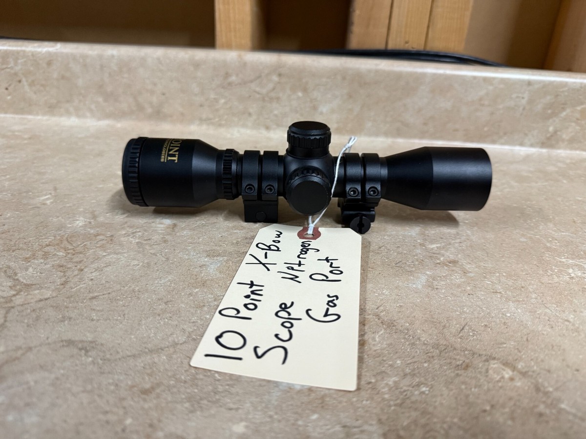 XB1 Used - Ten Point - X-Bow Scope - Nitrogen - Gas Port - W/Rings