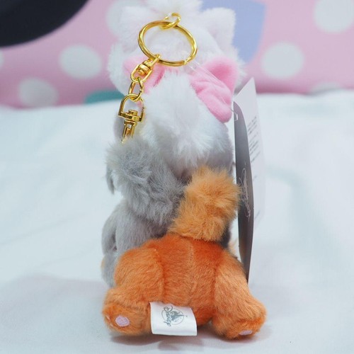 Disney Japan Marie Berlioz Toulouse Plush Keychain Cat Day 2025 Limited Gift - Picture 5 of 11