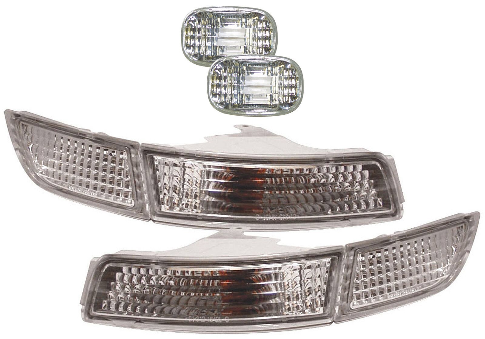 Sw20 Front Indicators CRYSTAL CLEAR FRONT INDICATORS & SIDE REPEATERS - FITS TOYOTA MR2 MK2 ...