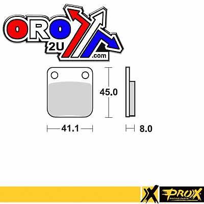 Suzuki DR1251986 1987 1988 ProX Pro-X FRONT Sintered Brake Pads - Picture 2 of 2