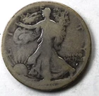 1916 D 50c Walking Liberty Silver Half Dollar Fifty Cents Denver