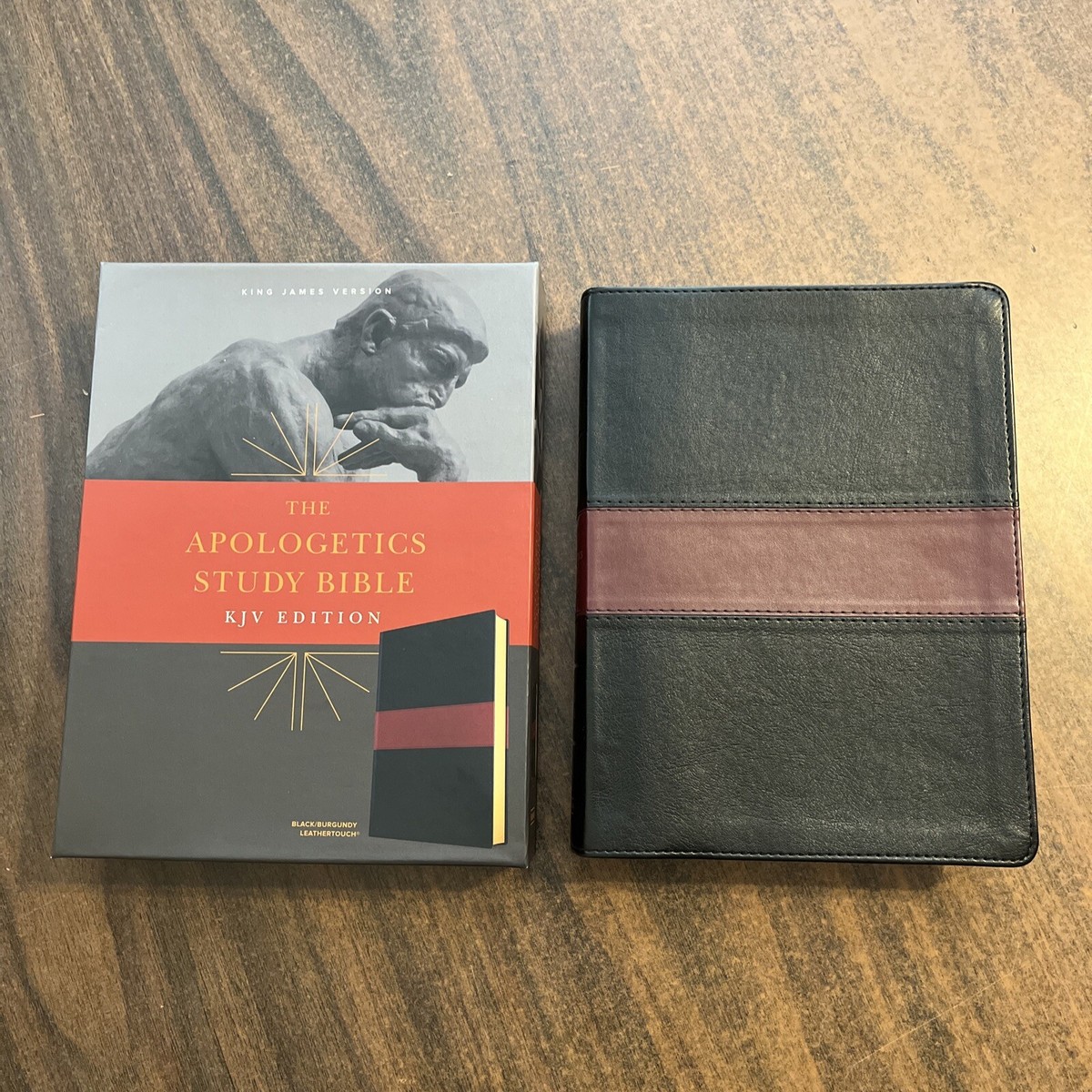KJV Apologetics Study Bible - $59.99 Retail - Black / Burgundy
