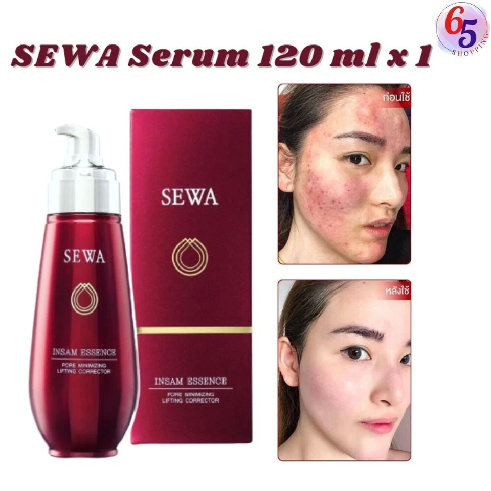 SEWA Insam Essence Flower Serum 120 ml. Extract Anti-aging Wrinkle Brightening - Image 2 of 4