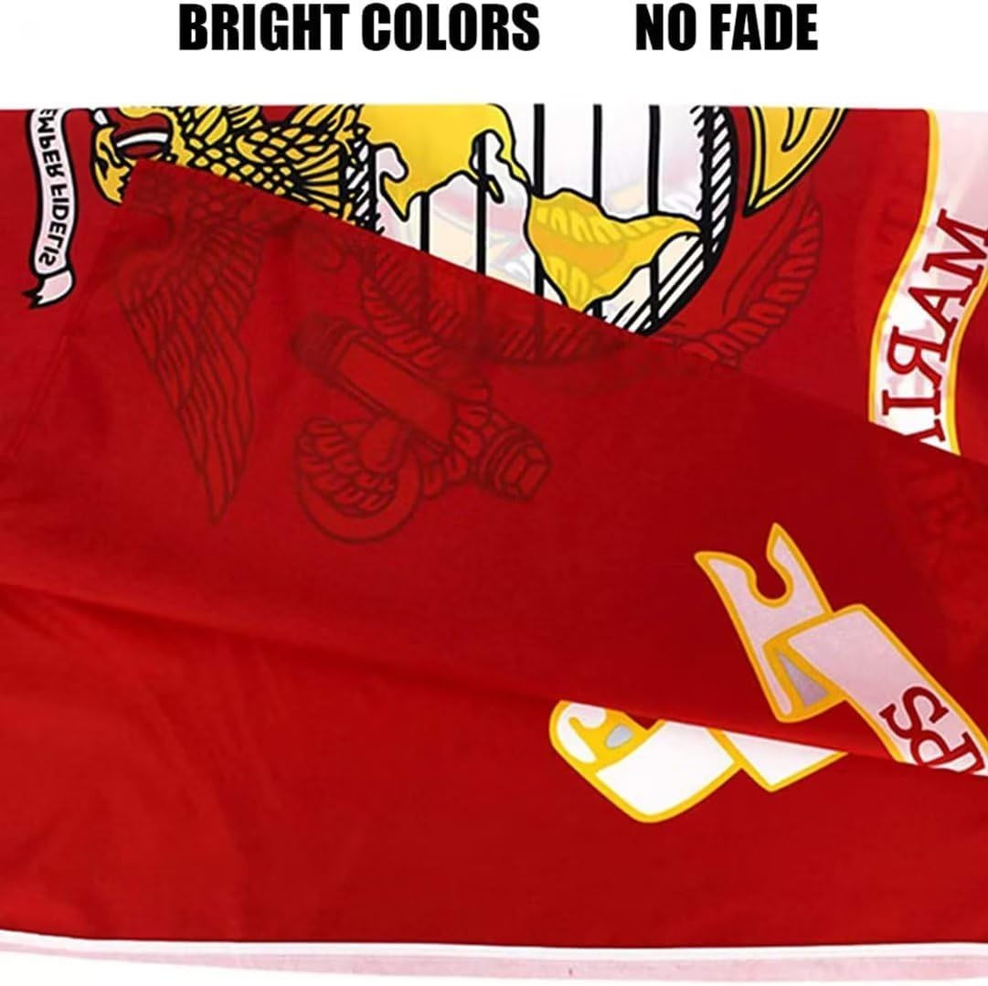 US Marine Corps USMC Flag 3X5 Outdoor Double Sided Heavy Duty