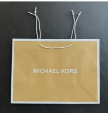NEW Michael Kors MK Medium Paper Shopping Gift Bag 15"×11”x6.5"