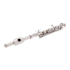 C key cupronickel with padded box brass tube Half-size flute silver-plated