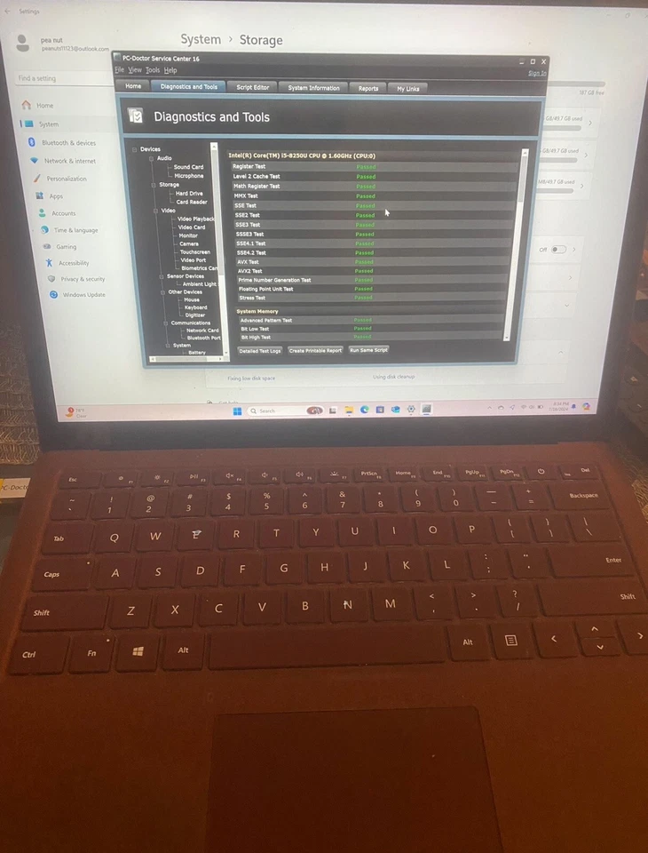 Portátil Microsoft Surface 2 Rojo Foto 4 de 4