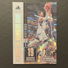 Ricky Rubio 2017-18 Panini Playing The Numbers Game Cracked Ice #27  14/25