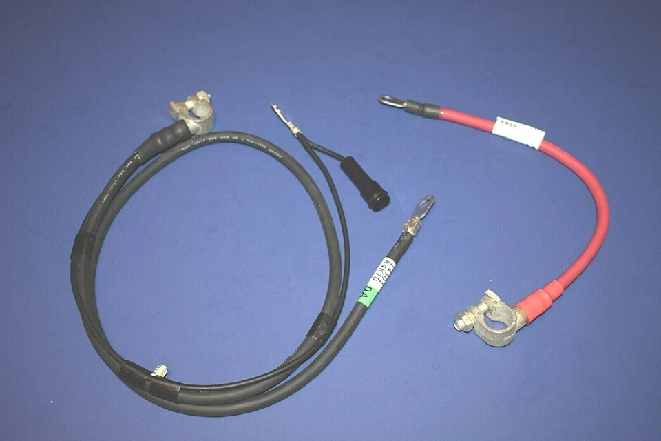 Cables de batería positivos y negativos OEM 1987-1993 Ford Mustang GT LX 5,0 L  Foto 4 de 4