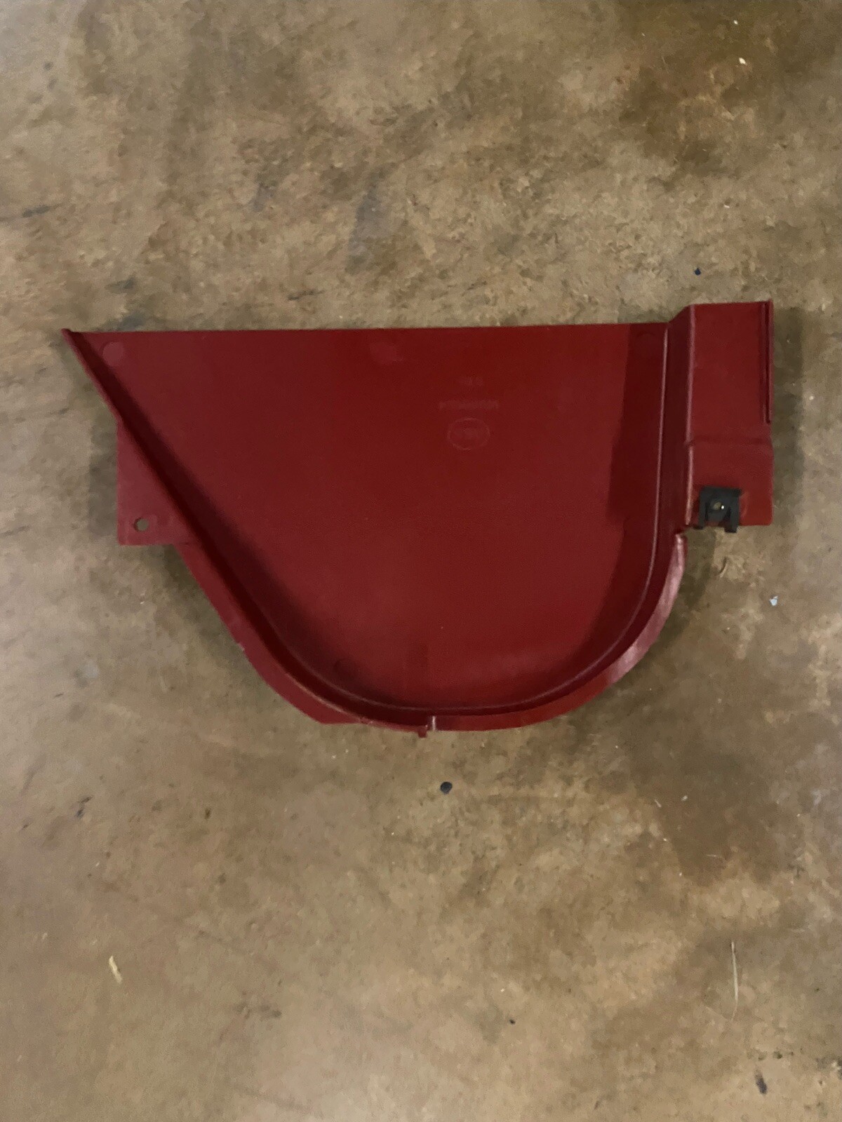 Corvette emergency handle hand parking brake cover trim bezel 84 GM OEM