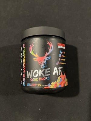 BUCKED UP Sour Bucks PRE-WORKOUT Pump Focus Energy Endurance 30 Servings