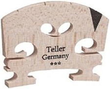 Aubert Teller Germany V Insert Semi Fitted Violin Bridge 4/4, 9142-44