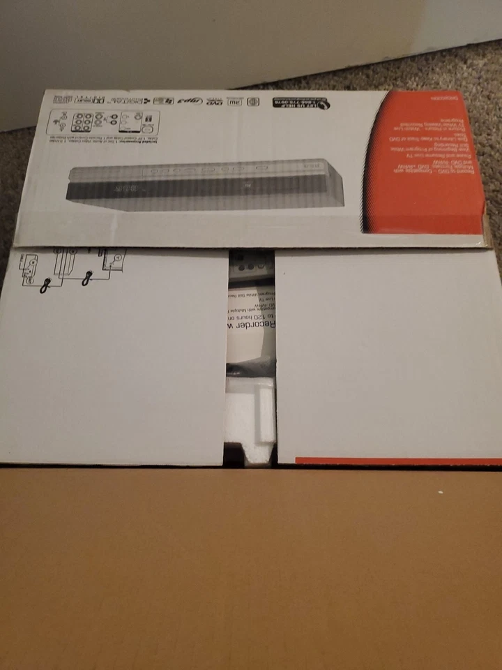 RCA DVD Recorder Player w/ 80GB HDD RW - DRC 8030 NEW - Image 4 of 4