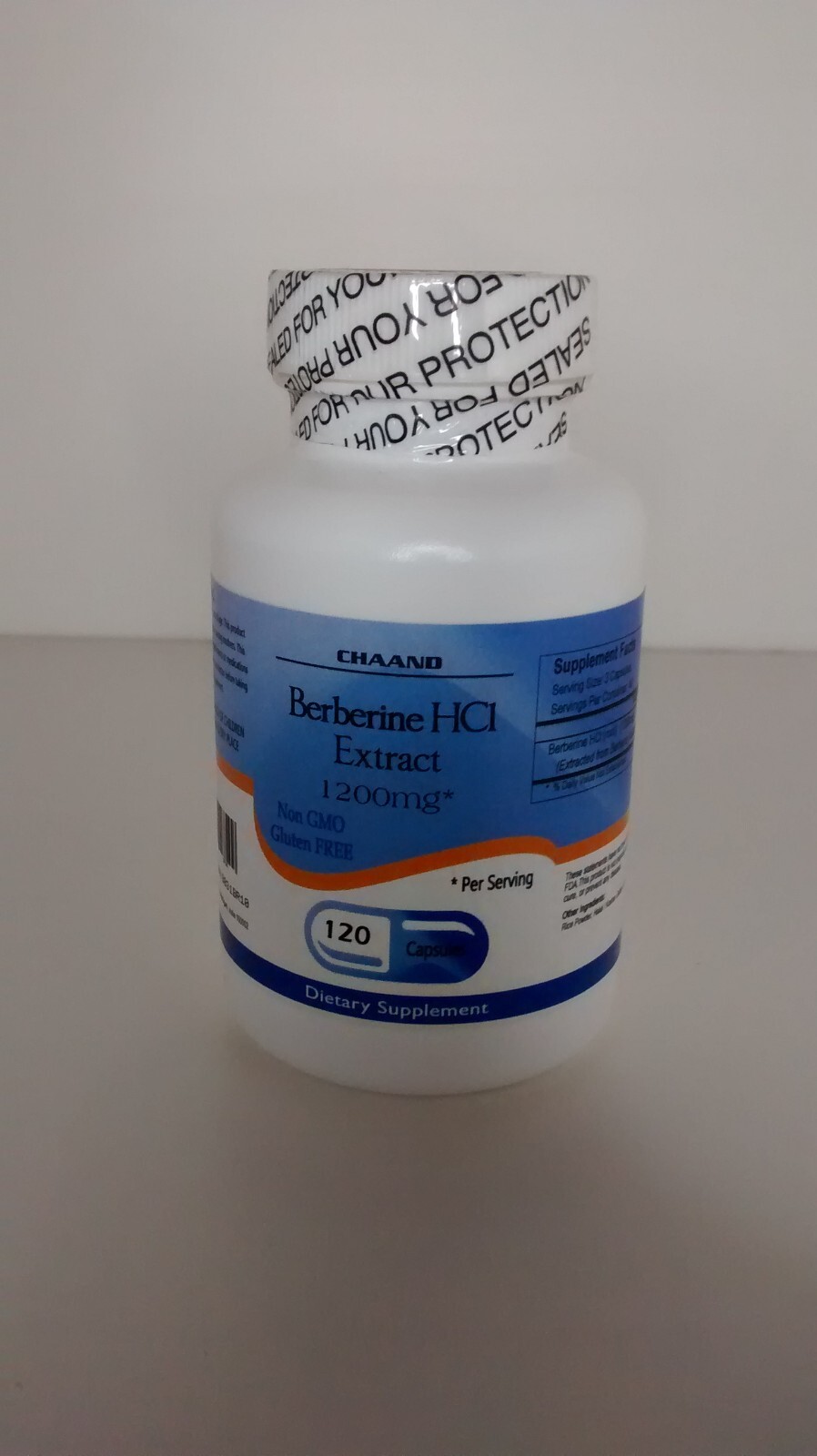 Premium Berberine HCL Extract 1200mg Serving - 120 Pills Limited Stock
