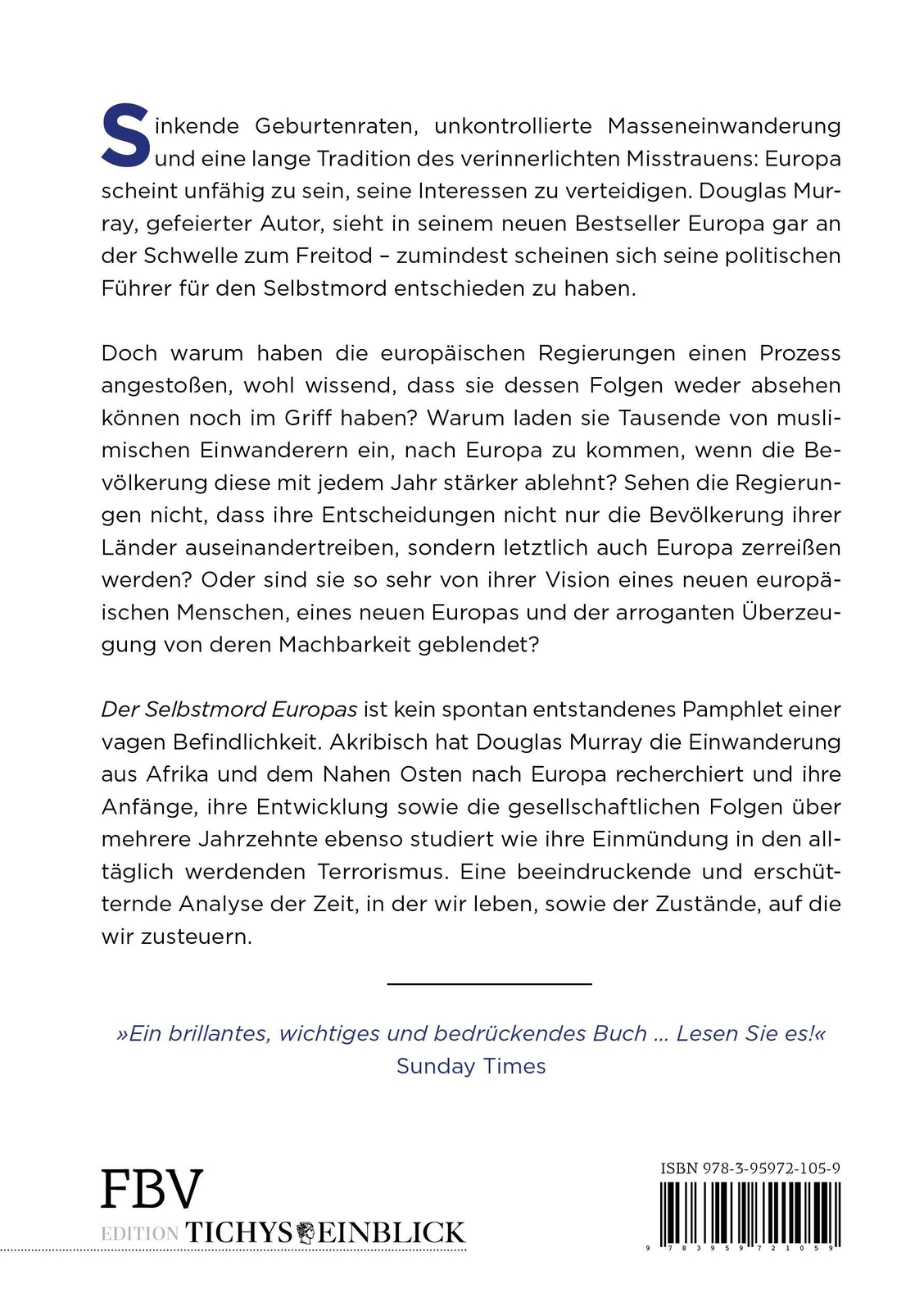 Thumbnail - Der Selbstmord Europas | Douglas Murray | Immigration, Identität,