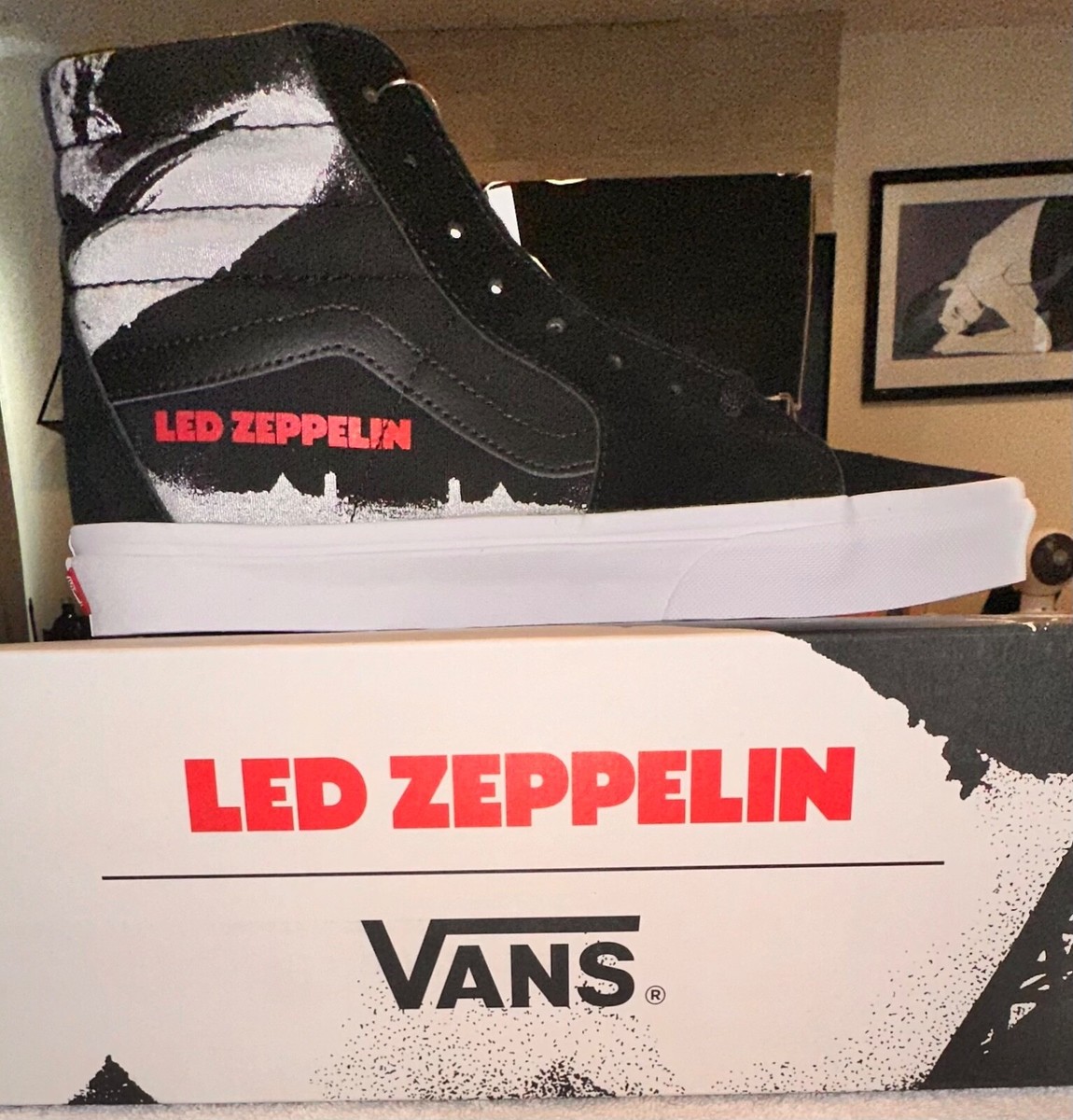Size 11 - VANS Led Zeppelin x SK8- High 50th Anniversary, Brand