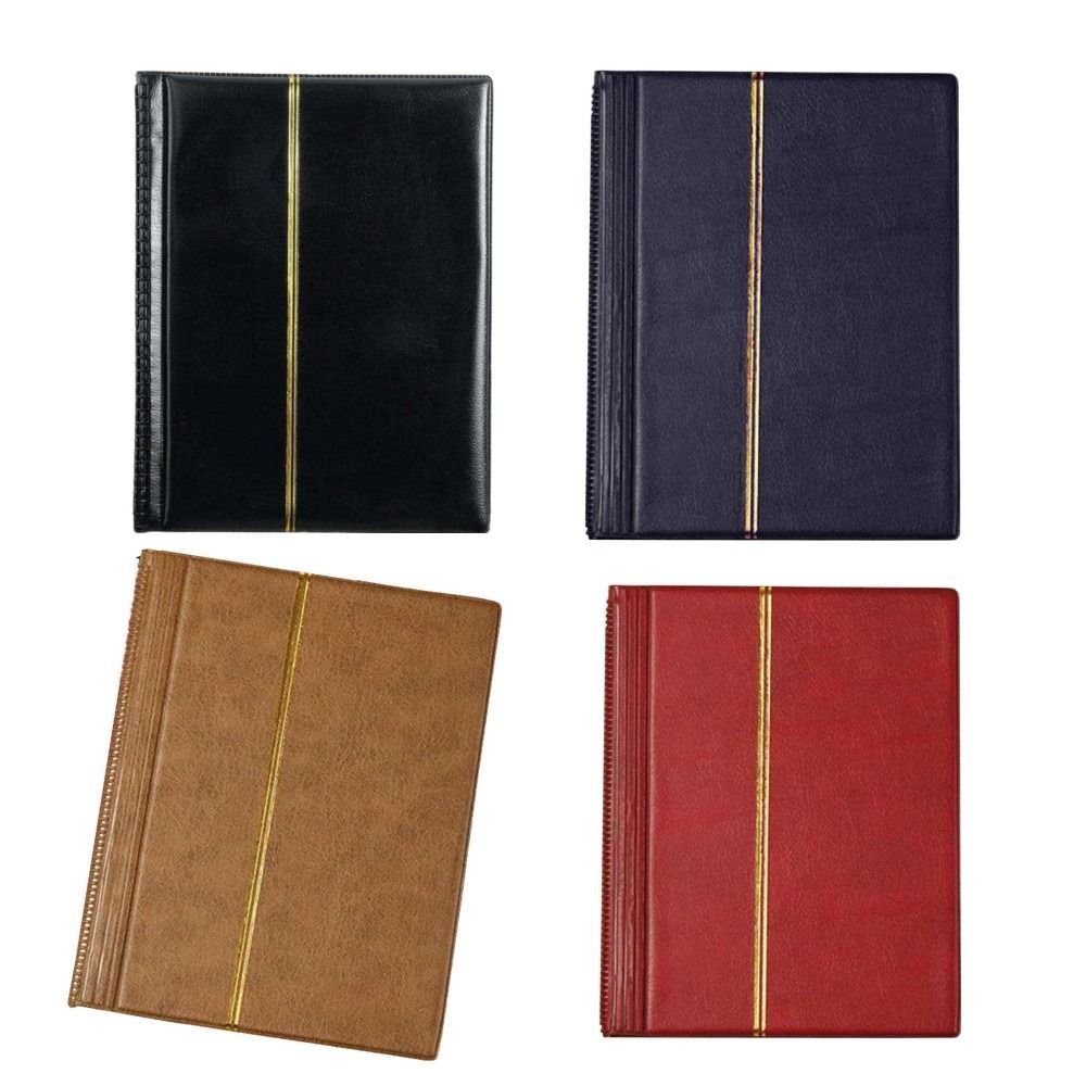 10 sheet,20 pages Stamp Collection Booklet PU Stamp Protection Booklet