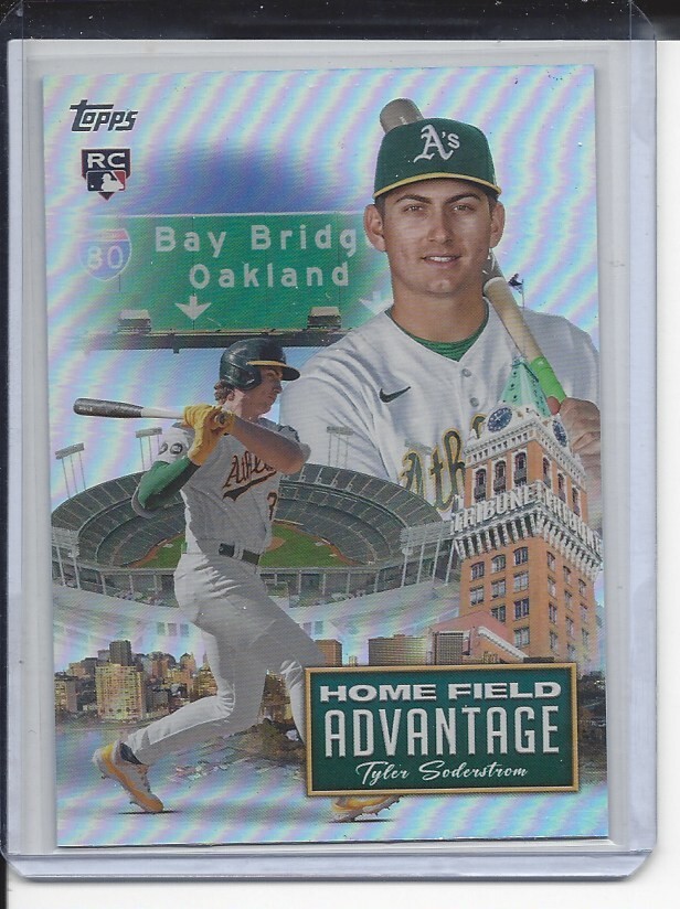 TYLER SODERSTROM 2024 TOPPS SERIES 2 HOME FIELD ADVANTAGE SSP RC
