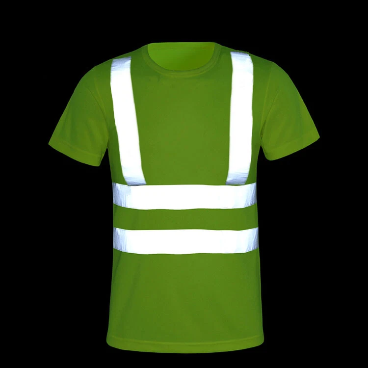 Camisetas Hi Vis ANSI Clase 3 Reflectantes Seguridad Verde Manga Larga Alta Visibilidad Foto 3 de 4