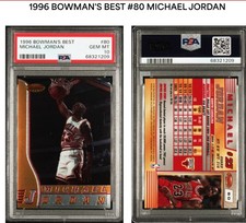 Michael Jordan 1996 Bowman’s Best #80 PSA 10 Gem Mint GOAT