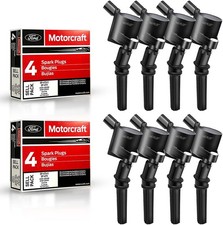 Ignition Coil And Spark Plug Set For Ford Lincoln Mercury 4.6l 5.4l V8 Ignition Coil And Spark Plug Set For Ford Lincoln Mercury 4.6l 5.4l V8
