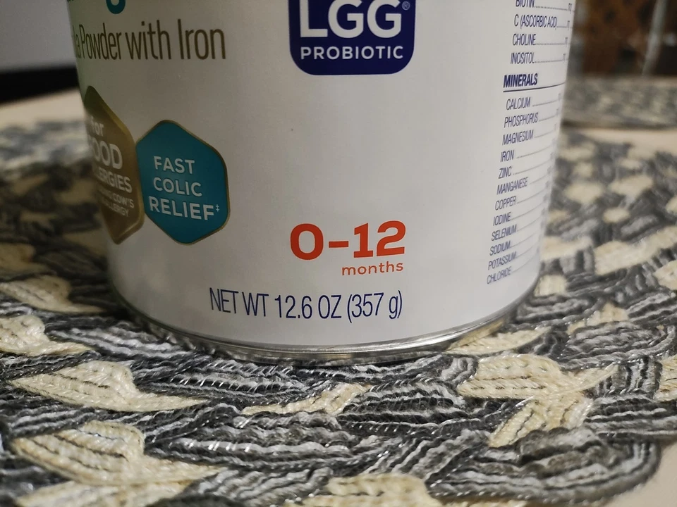 (5) Fórmula para bebé en polvo hipoalergénico Nutramigen Probiótico LGG, 12,6 OZ 3/1/27 Foto 4 de 4