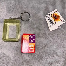Chuck E Cheese Keychain Playing Cards Mini Deck Joker Fun vintage 90s