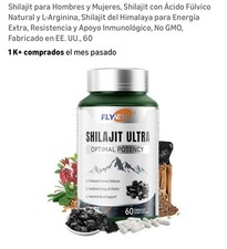 Flynew Shilajit Ultra Optimal Potency, Shilajit Extract with L-Arginine