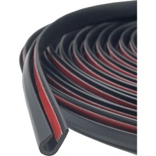 Car Door Edge Guards Self Adhesive Rubber U Channel Edge Trim Metal Edge Prot...
