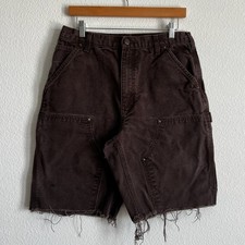 Carhartt brown double knee work wear carpenter shorts