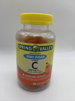 Spring Valley Zero Sugar Vitamin C PK.1 - 250mg 120gummies EXP: 12/2026 Ref.290